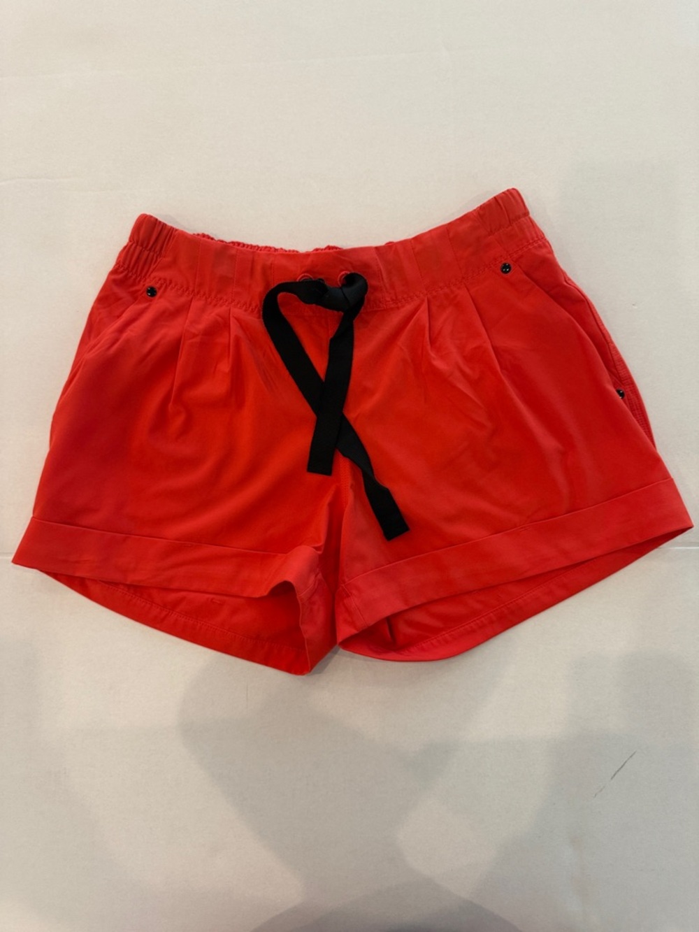 lululemon athletica Red Athletic Drawstring Shorts